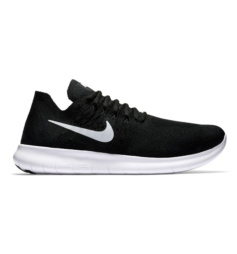 Nike Free RN Flyknit 2017 Black White Men s 880843 001 US