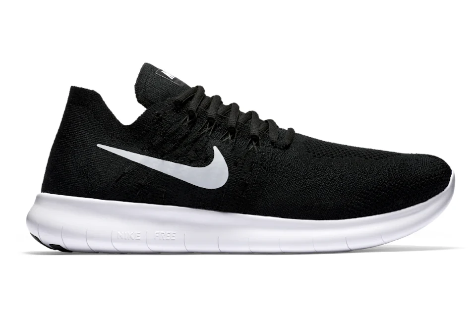 Nike free rn 2025 217 black and white