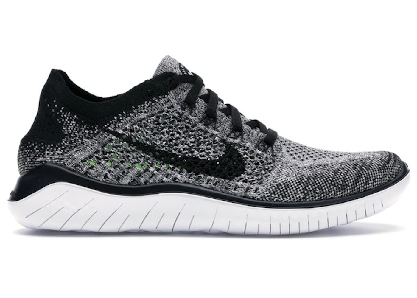 Nike Free RN Flyknit 2018 Oreo (Women's)