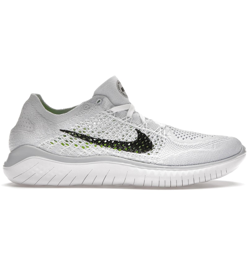 Nike Free RN Flyknit 2018 White Pure Platinum (Women's) 942839