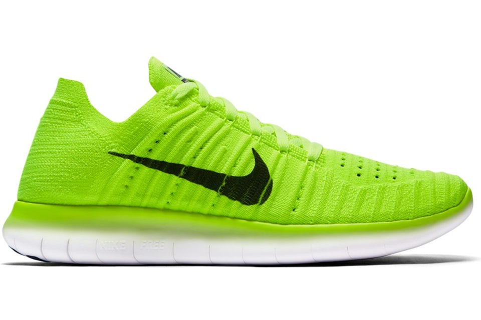 Nike Free RN Flyknit Medals Stand Volt Women s 842546 700 MX