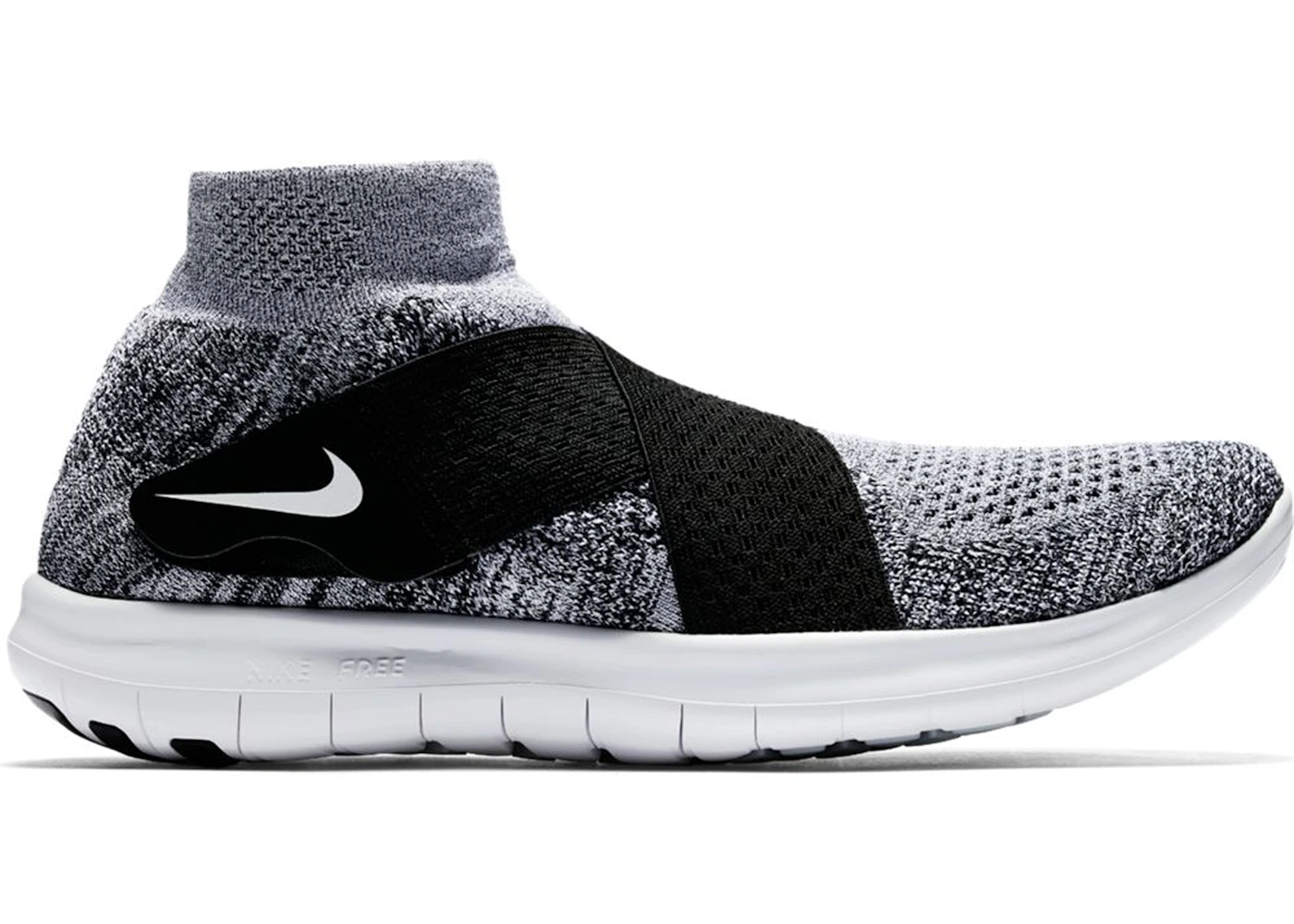 Nike Free RN Motion Flyknit 2017 Black White Men s 880845 001 US