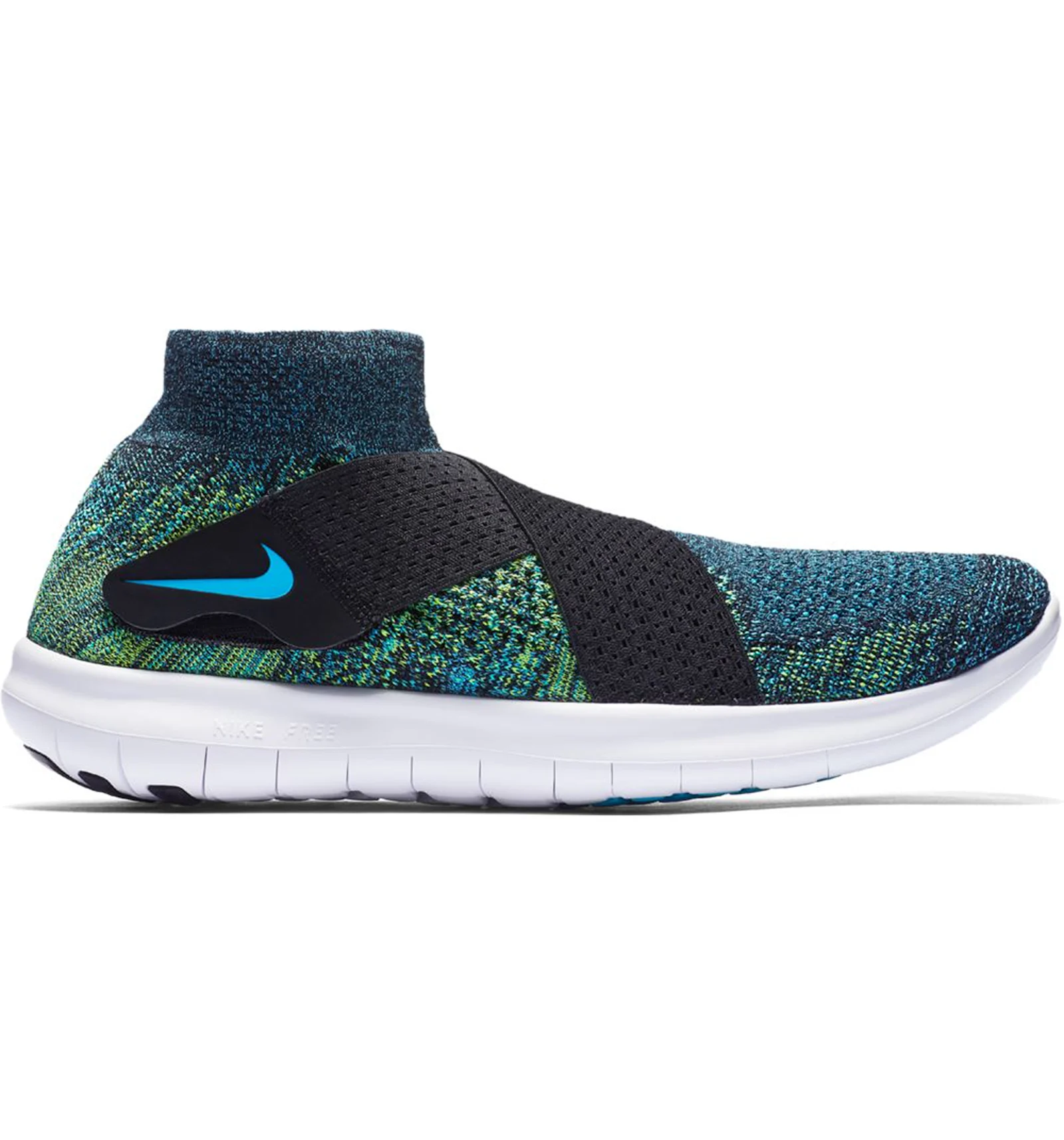 Nike free rn top flyknit 2017 multicolor womens