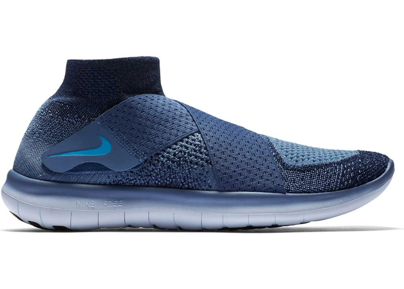 Nike men's free rn top motion flyknit 2 running shoes