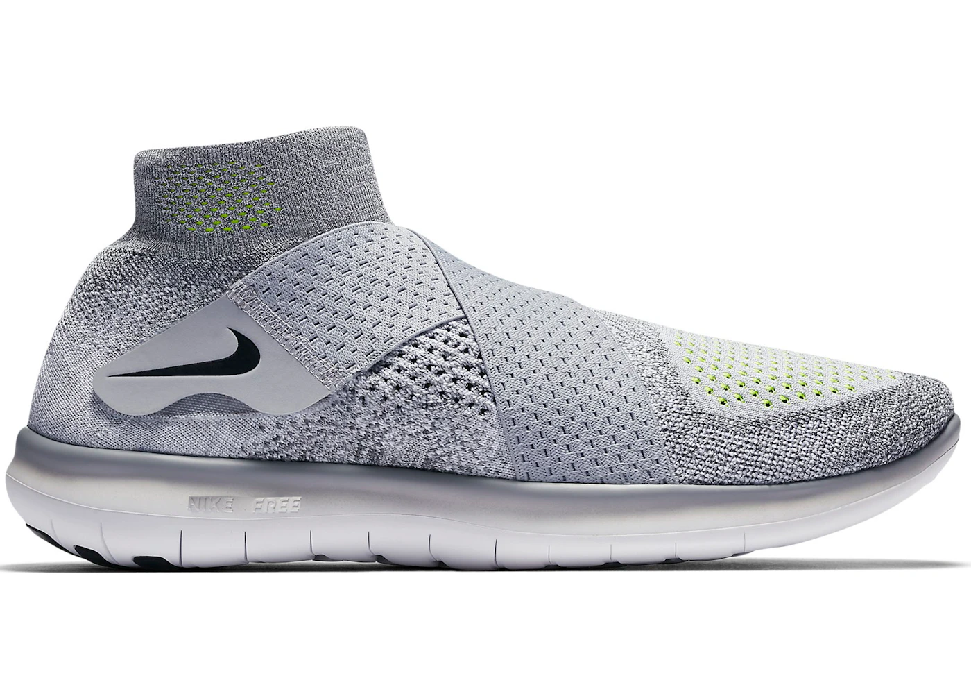 Nike Free RN Motion Flyknit 2017 Wolf Grey Men s 880845 002 US