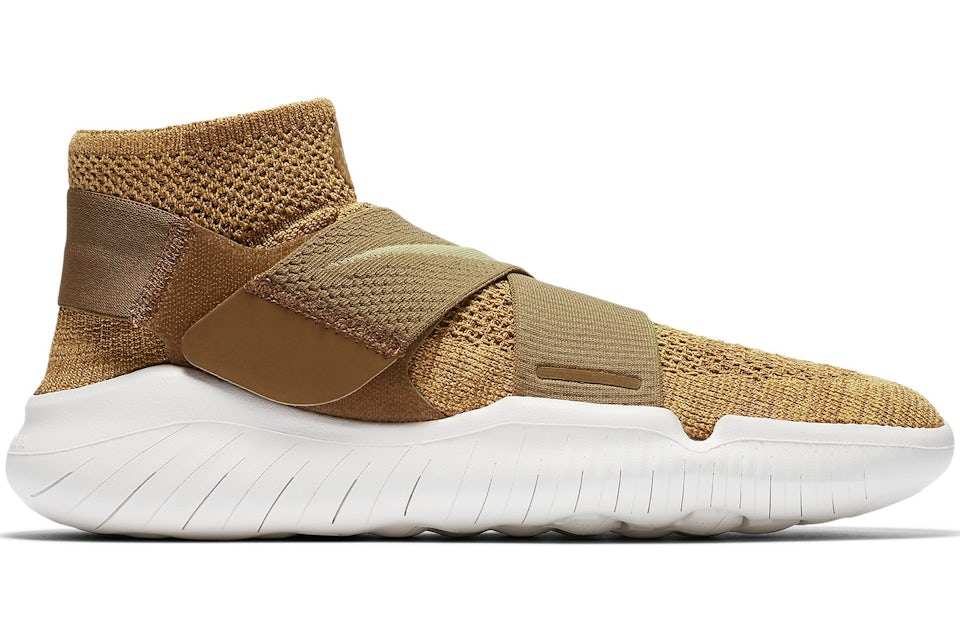 Nike Free RN Motion Flyknit 2018 Golden Beige Homme 942840 201 FR