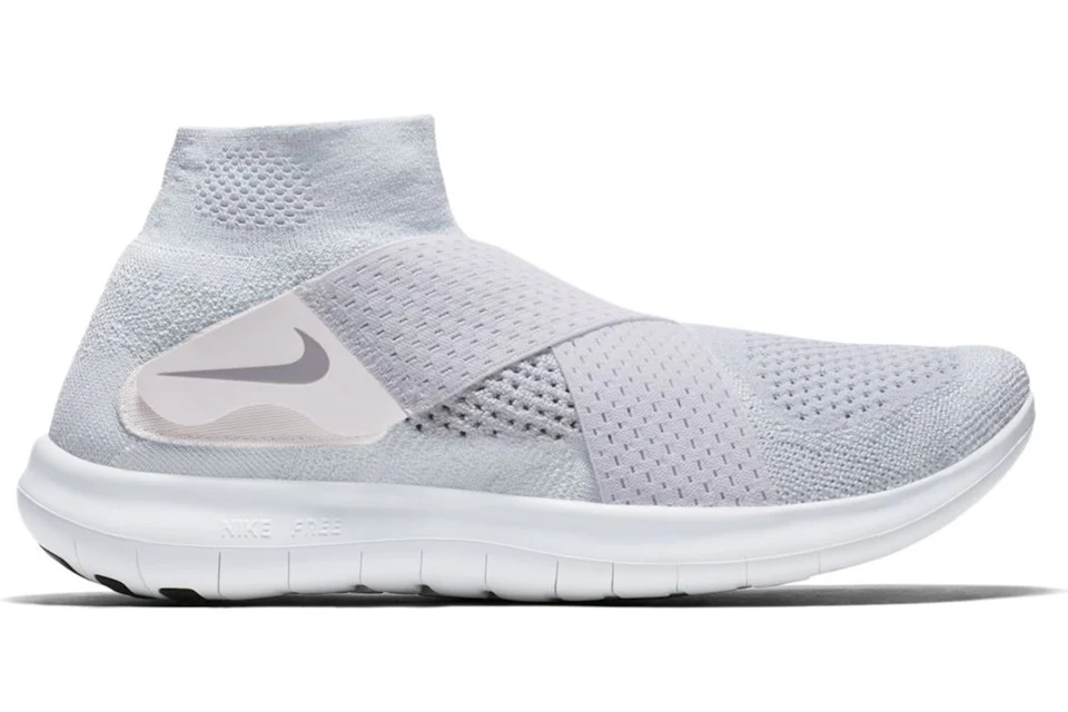 Nike Free RN Motion Flyknit Triple White Men s 880845 100 US