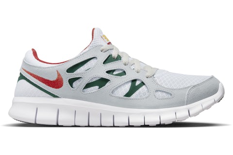 Nike Free Run gris/rouge/vert Homme Style 537732-102 FR