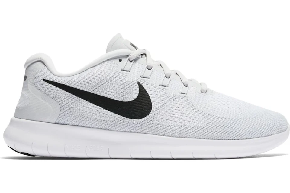 Nike Free Run 2017 White Black Pure Platinum Women s 880840