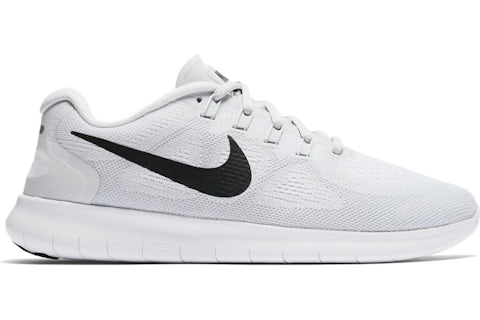 Nike Free Run 2017 White Black Pure Platinum Women s 880840 101 US