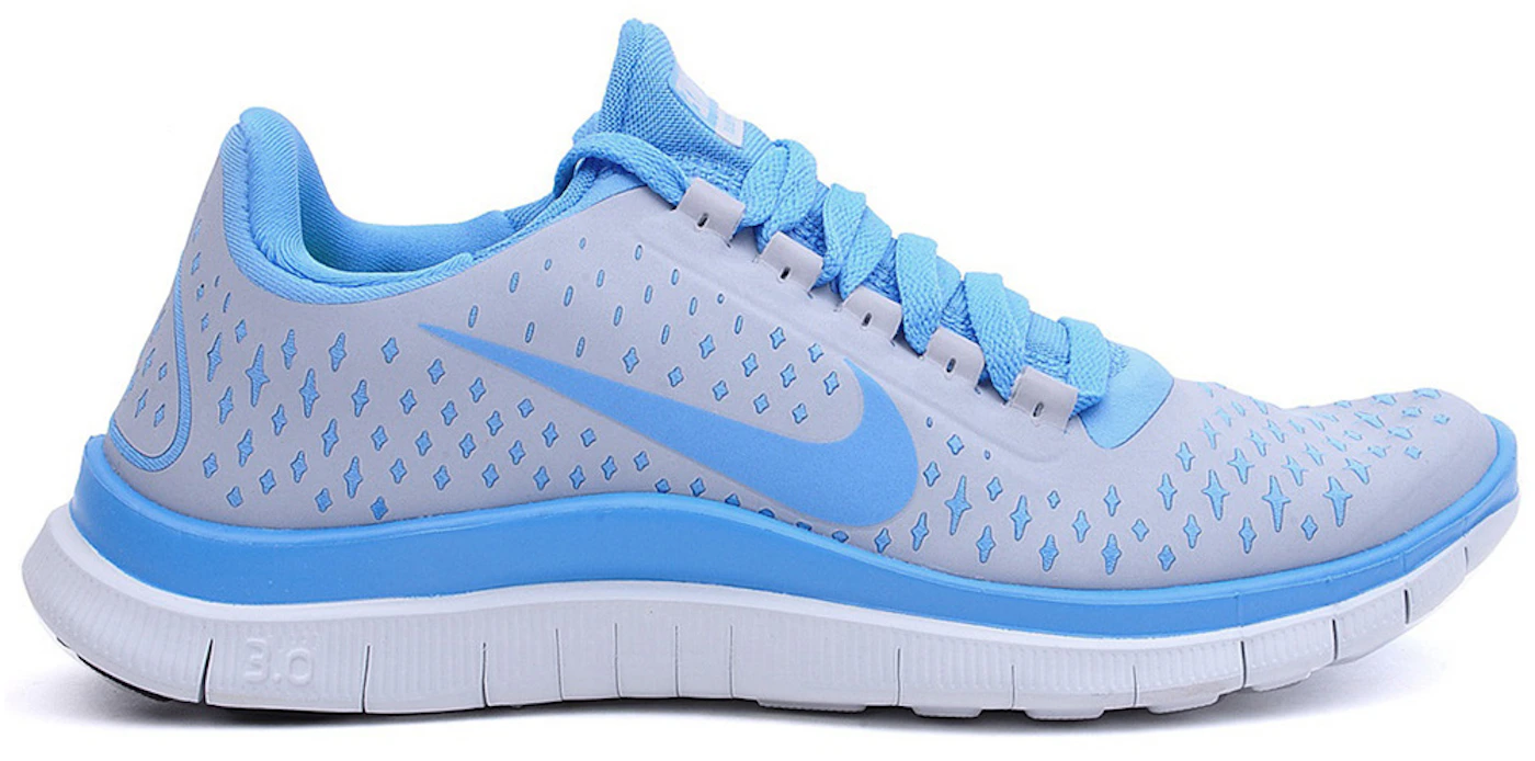Nike Free 3.0 V4 Grey University Blue (Women's) - 511495-040 US