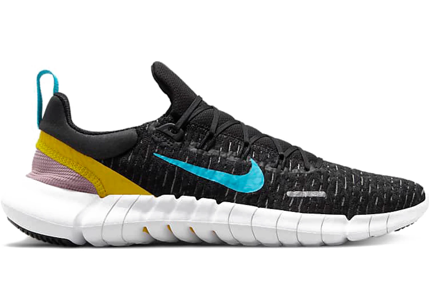 Nike Free Run 5.0 Dark Smoke Grey Vivid Sulfur Chlorine Blue Men's - CZ1884-009 - US