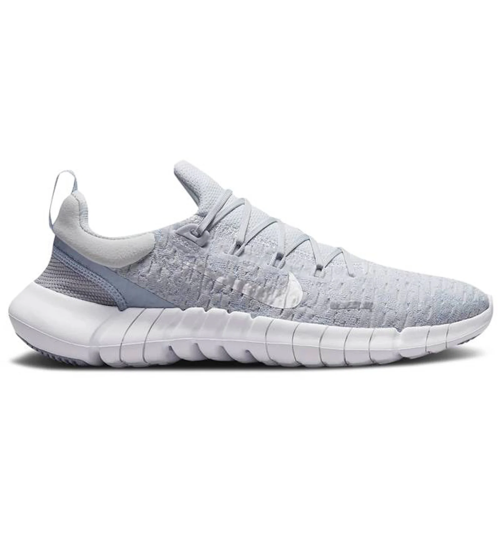 Nike free flyknit 5.0 silver Clearance
