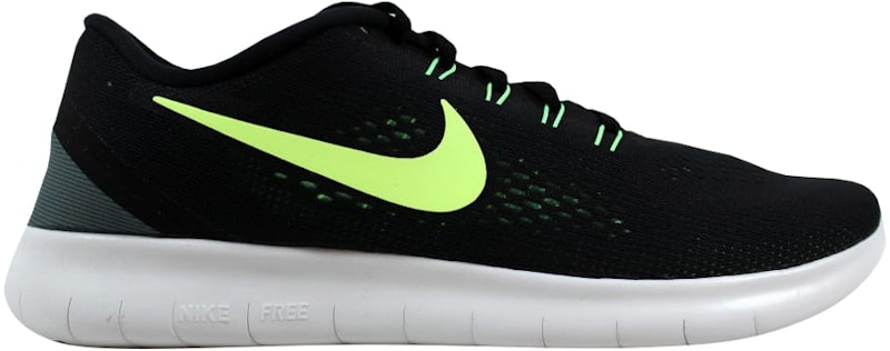 nike free run green and black