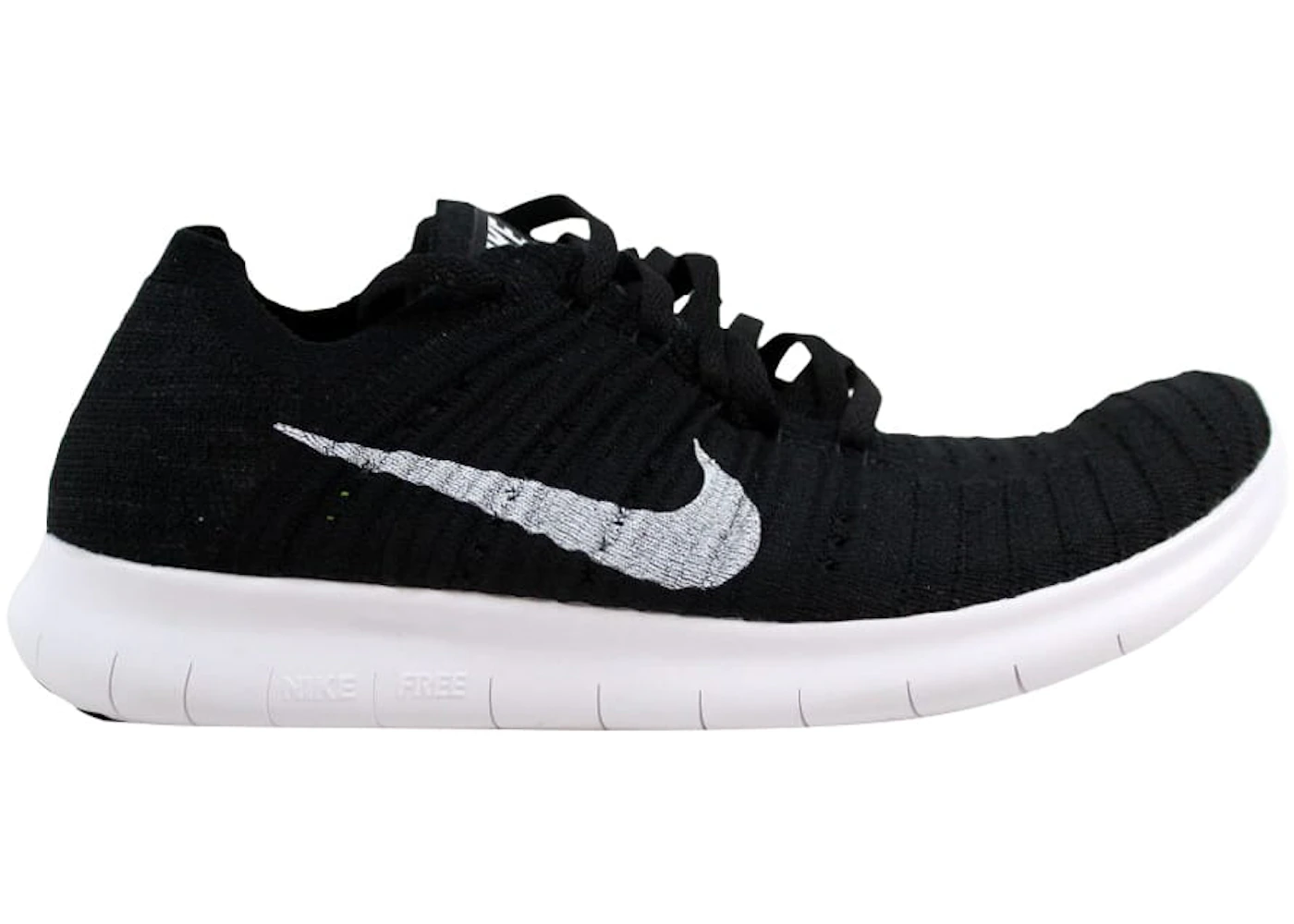 Nike black and white free run Clearance