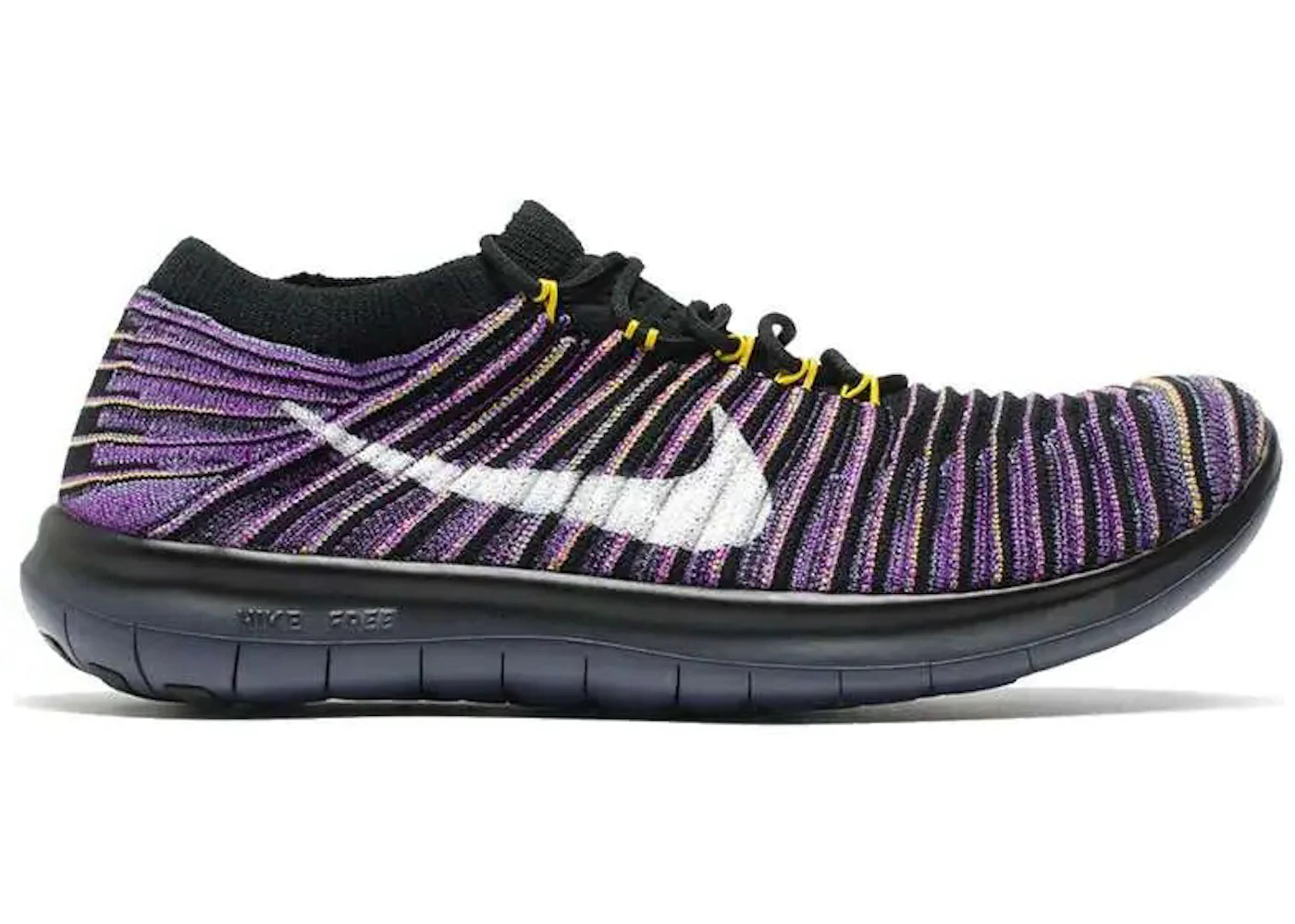 Nike free rn motion flyknit women's black Clearance