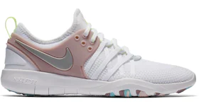 Nike women's free tr sales 7 training shoes - white/pink/silver