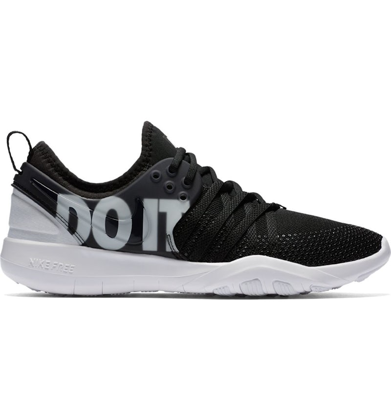 Nike Free Tr 7 Premium Just Do It Black White Women s 924592 001 US