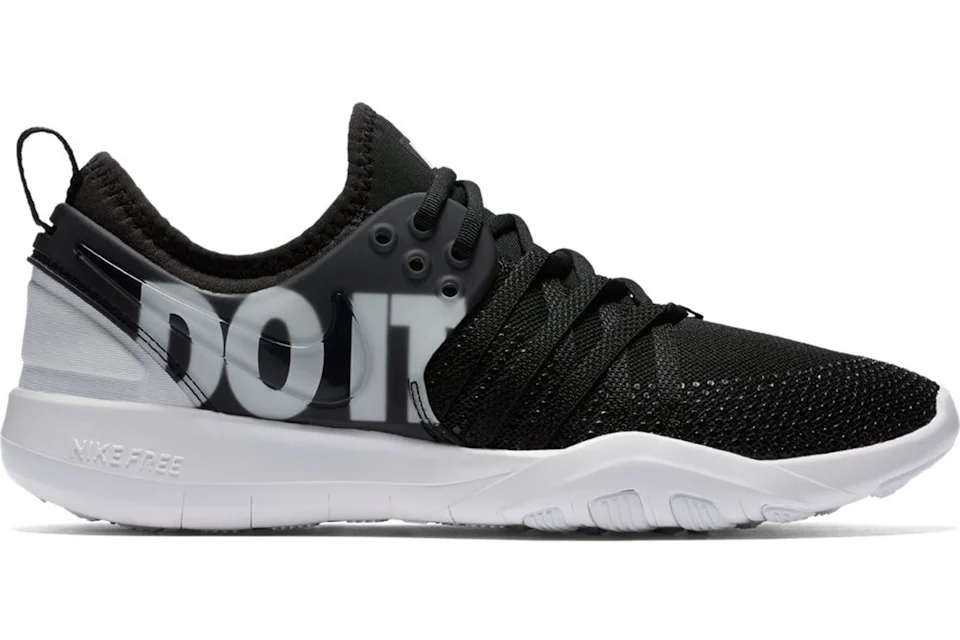 Nike Free Tr 7 Premium Just Do It Black White Women s 924592