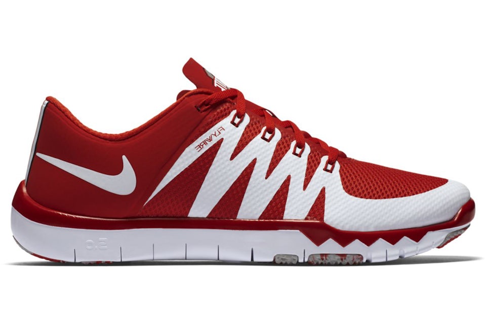 Red and white nike free trainer 5.0 Clearance
