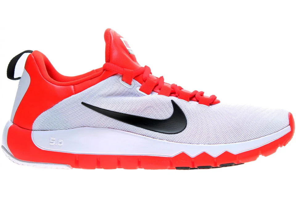 Nike Free Trainer 5.0 V5 White Light Crimson Men s 644671 106 GB
