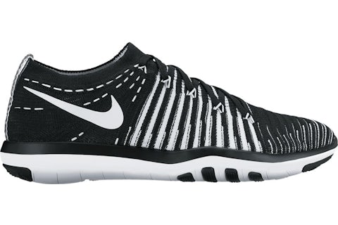 Nike Free Transform Flyknit Black White Women s 833410 010 GB