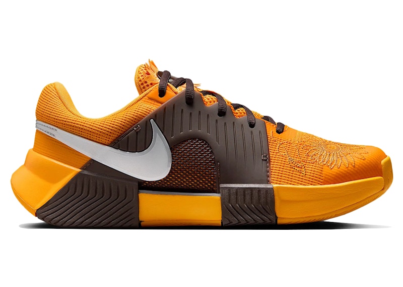 Pre-owned Nike Gp Challenge 1 Naomi Osaka Sunflower (women's) Sneakers In Sundial/baroque Brown/metallic Silver