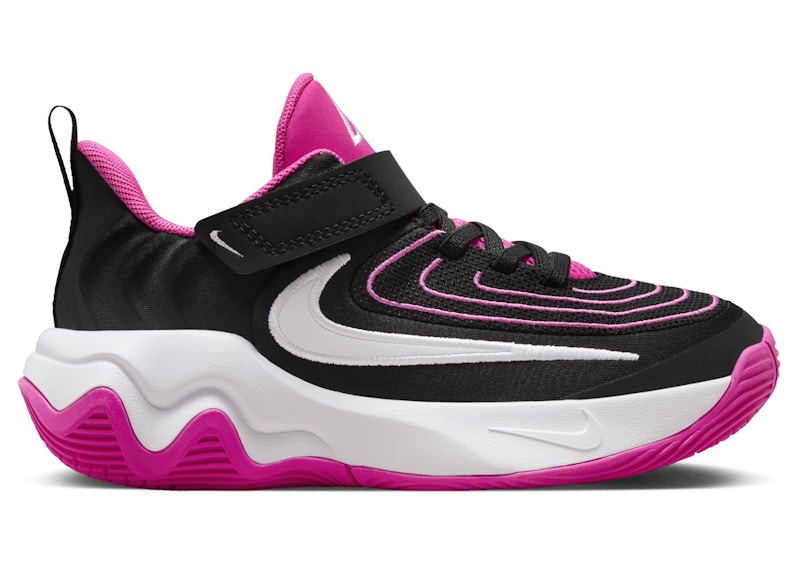 Pre-owned Nike Giannis Immortality 4 Sneakers In Black/laser Fuchsia/white