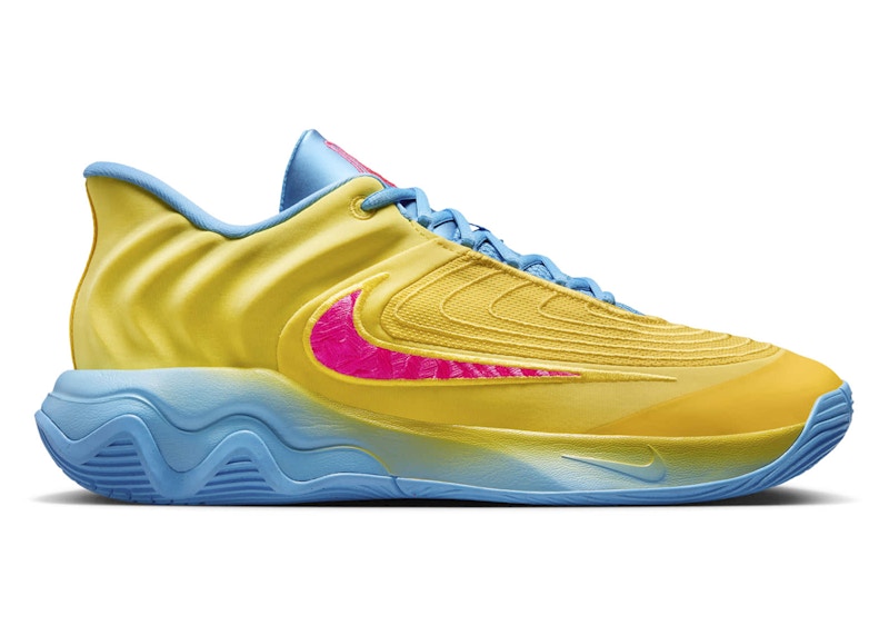 Nike Giannis Immortality 4 Rayo Universidad Azul Barely Volt Hyper Rosa Hombre FQ3680 700 MX