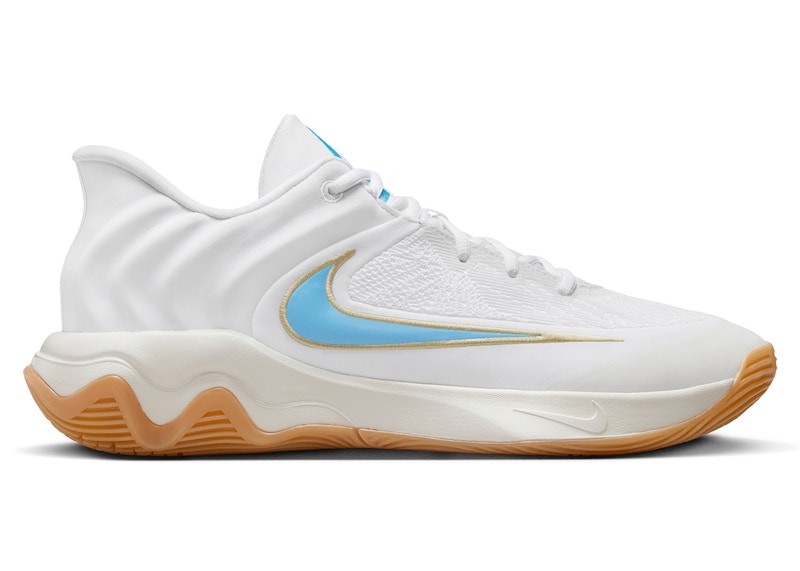 Nike Giannis Immortality 4 White Aquarius Blue メンズ