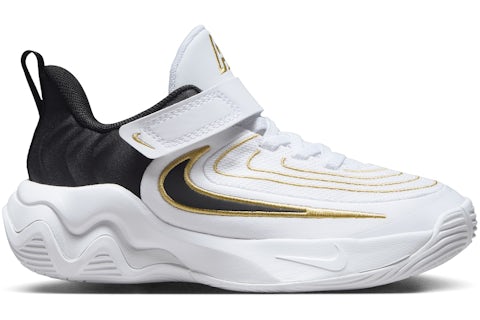 Nike Giannis Immortality White Metallic Gold Black (PS) FZ6733