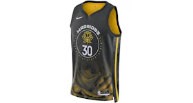 Maillot de swingman Nike Golden State Warriors 2022/23 Stephen Curry édition City noir