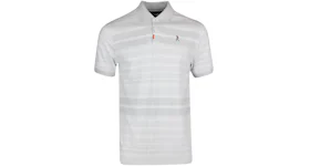 Nike Golf Tiger Woods Heritage Slim fit Polo Photon Dust/White