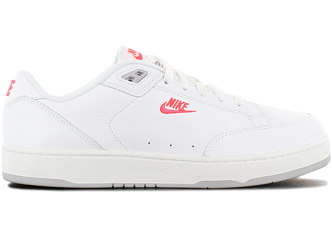 Nike Grandstand 2 White Solar Red Wolf Grey Men s AA8005 103 US