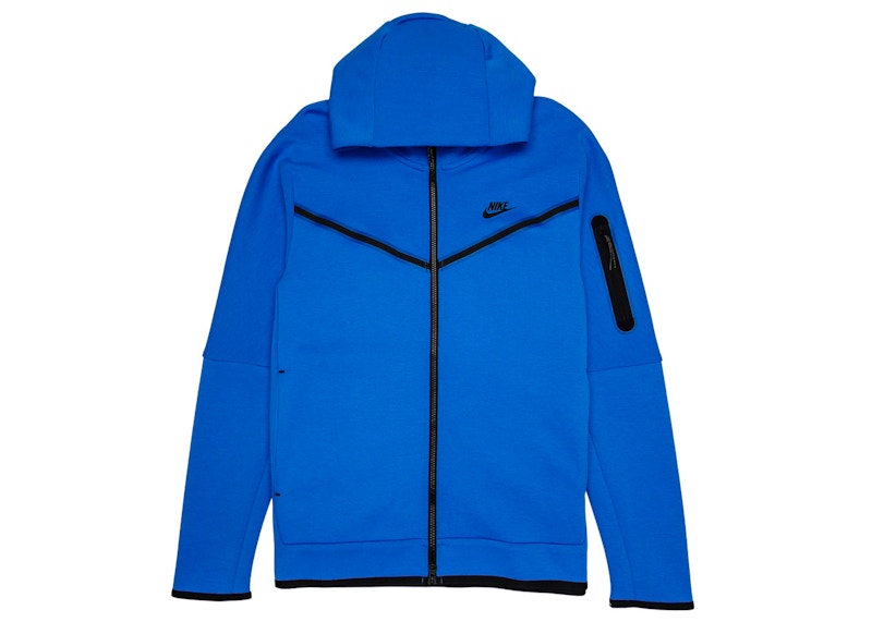 Blue nike zip up hot sale jacket