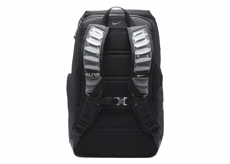 Nike elite backpack black and white hot sale