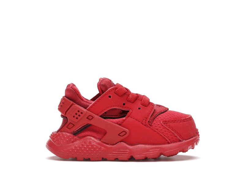 Nike huarache blancas outlet con rojo