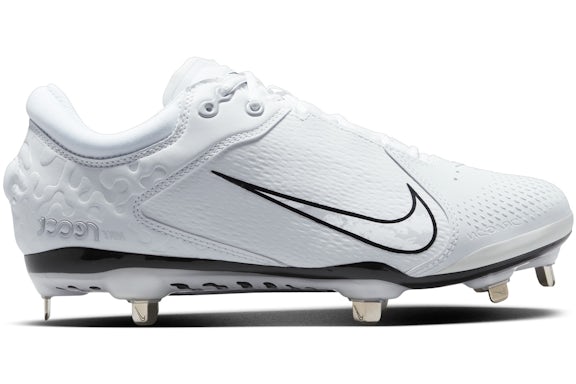 Nike Hyperdiamond 4 Elite Bianco Pure Platinum Nero (donna)