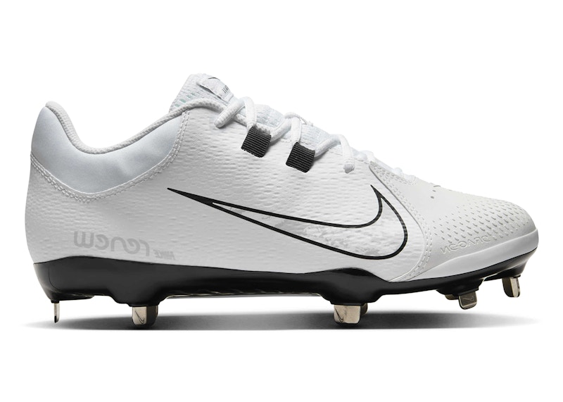 Nike Hyperdiamond 4 Pro White Black Wolf Grey (Women's) - FZ0922-101