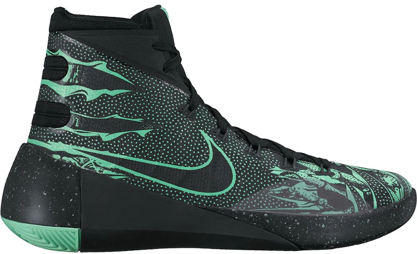 Nike Hyperdunk 2015 Black Green Glow Men's 749567-030 - US
