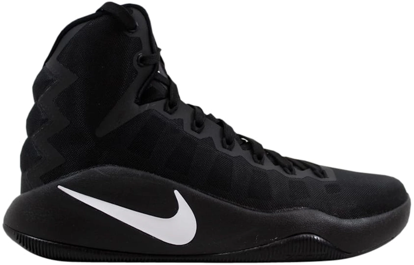 Nike Hyperdunk 2016 Flyknit Basketball Shoes Black/White 843390-010 Size 10