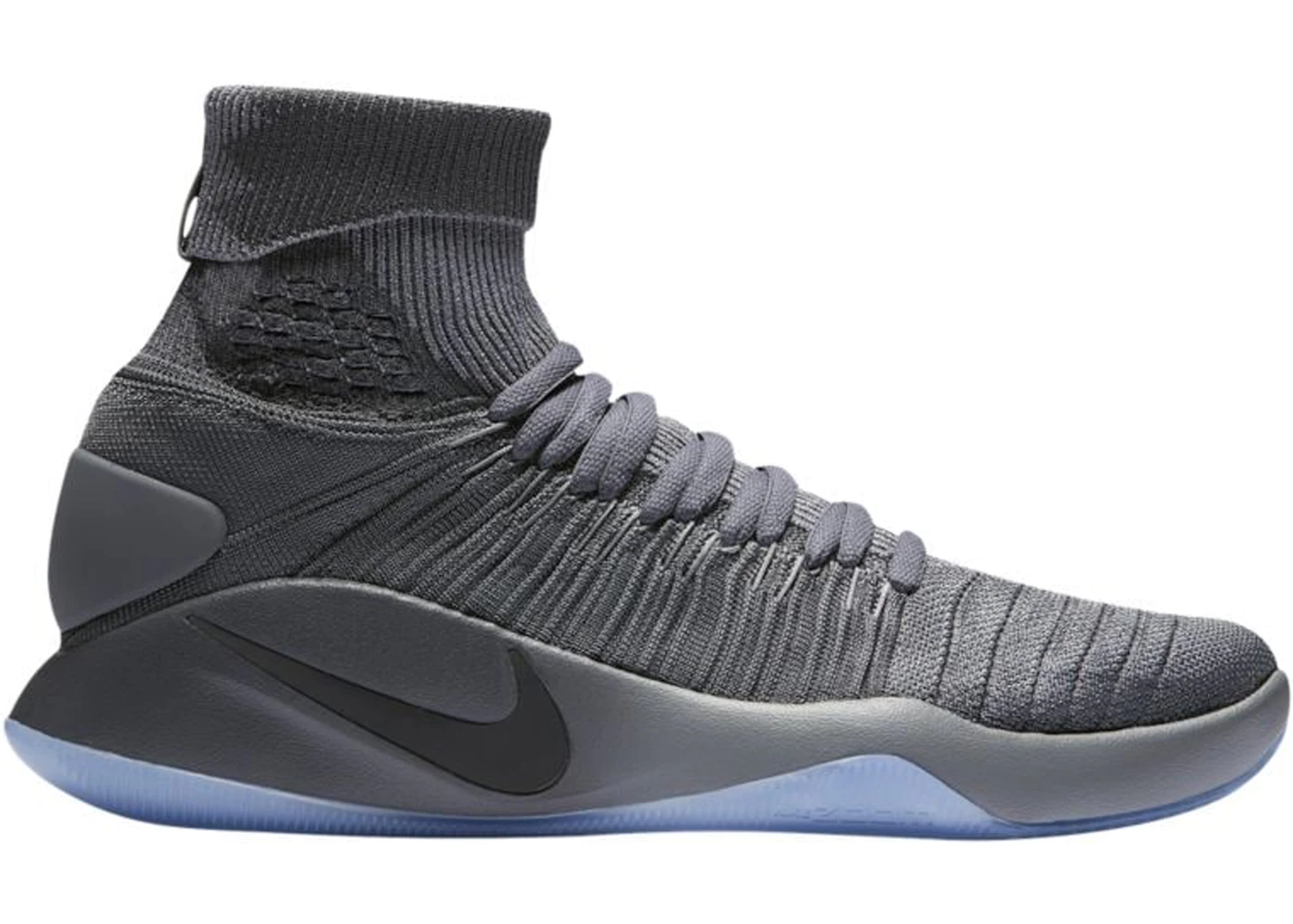 Nike Hyperdunk 2016 Flyknit Dark Grey Men s 843390 002 US