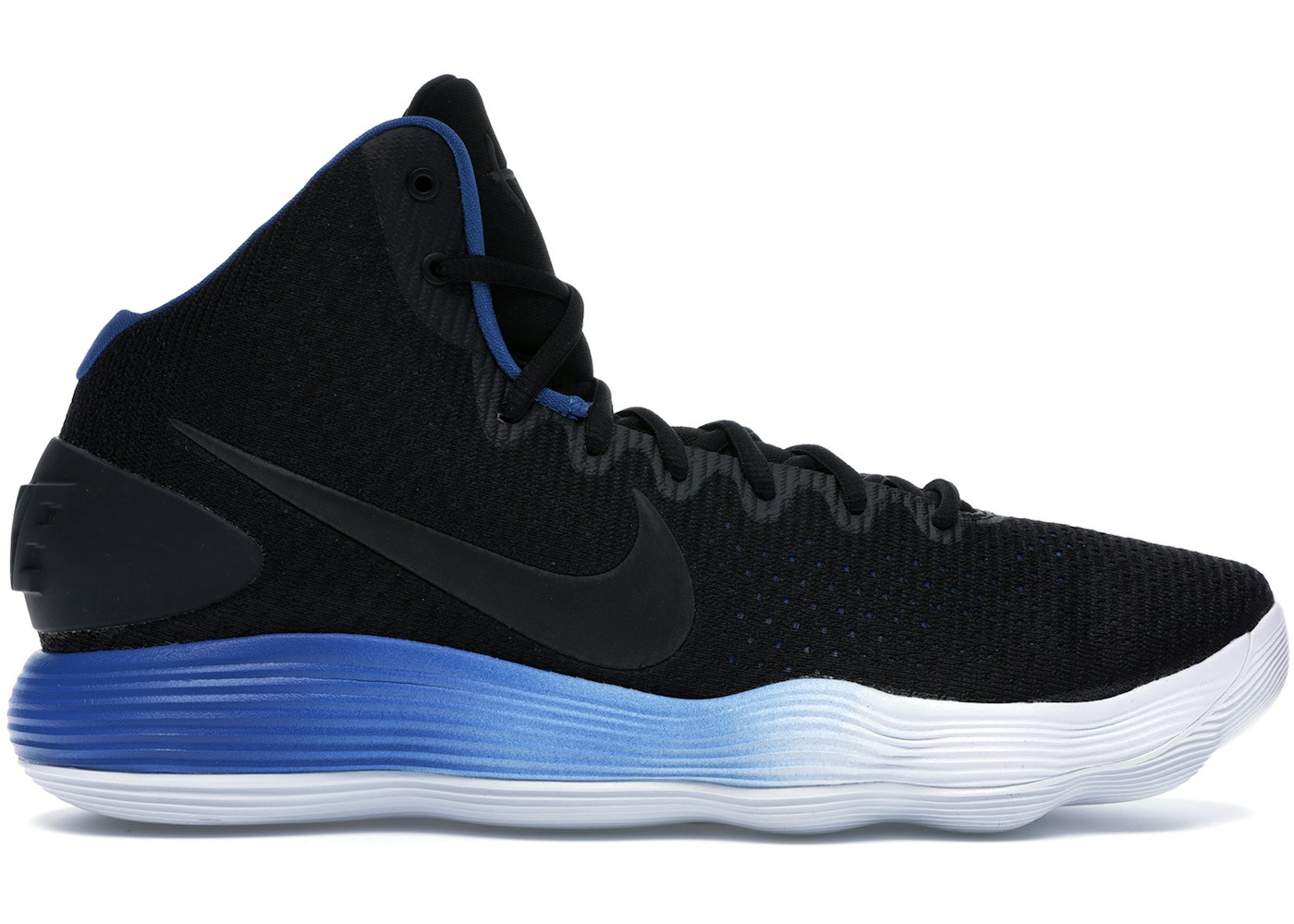Nike Hyperdunk 2017 Black Game Royal White - 897660-004