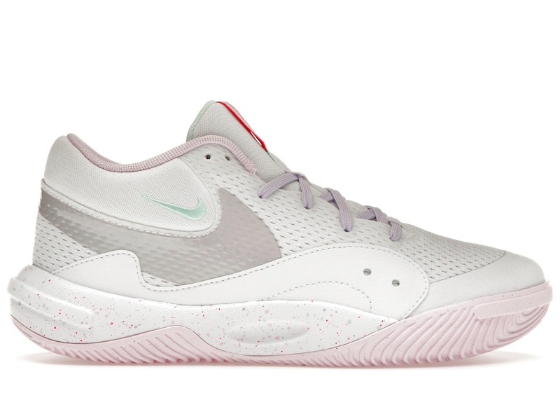 Pre-owned Nike Men's Hyperquick Se Sneakers In White/pink Foam/violet Mist