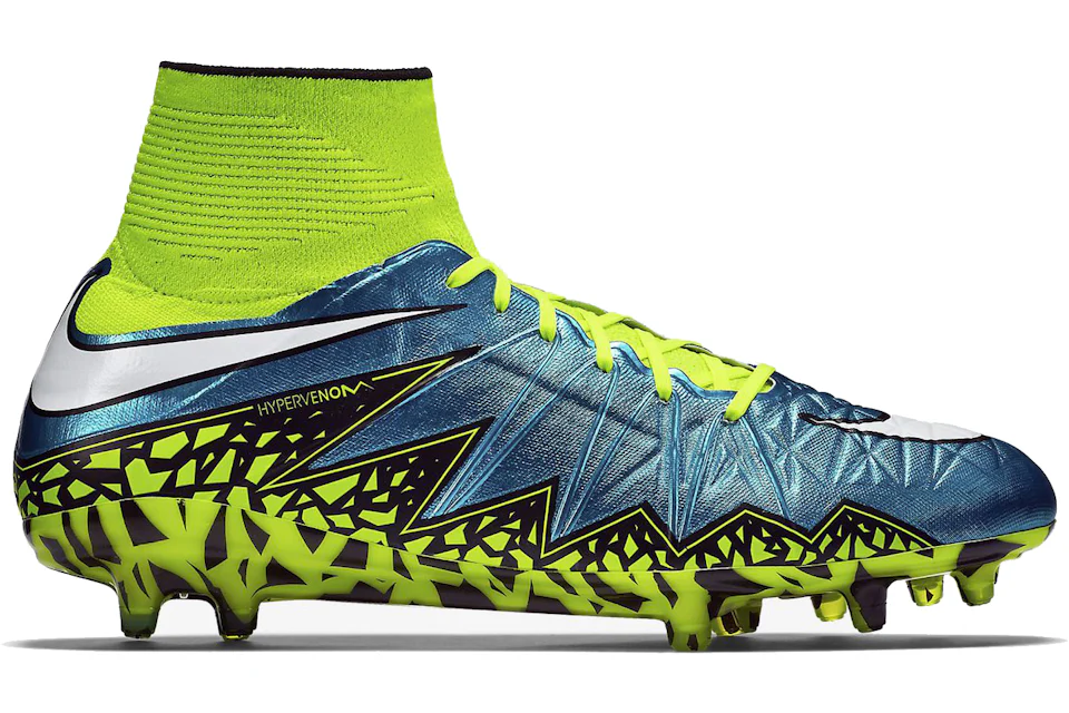 Nike Hypervenom Phantom II FG Blue Lagoon Volt (Women's) - 718752-487 - US