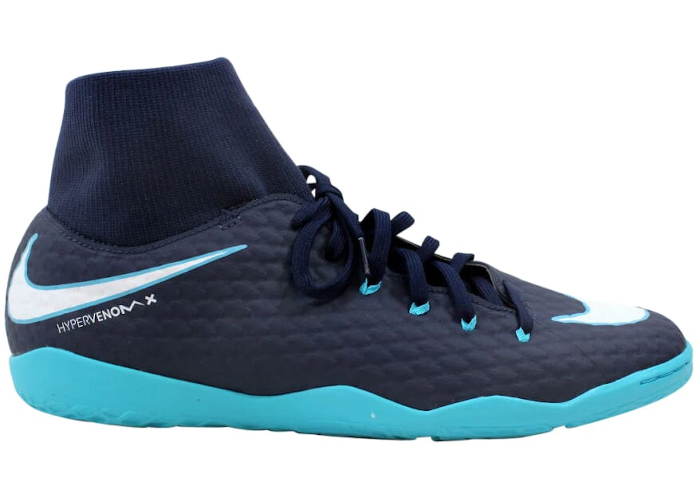 Nike Hypervenomx Phelon 3 DF IC Obsidian Men's - 917768-414 - US