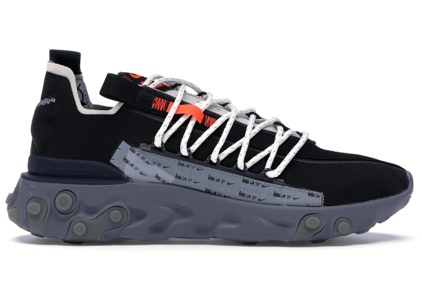 Nike ISPA React Low Black Men's AR8555-001 US - Main Image