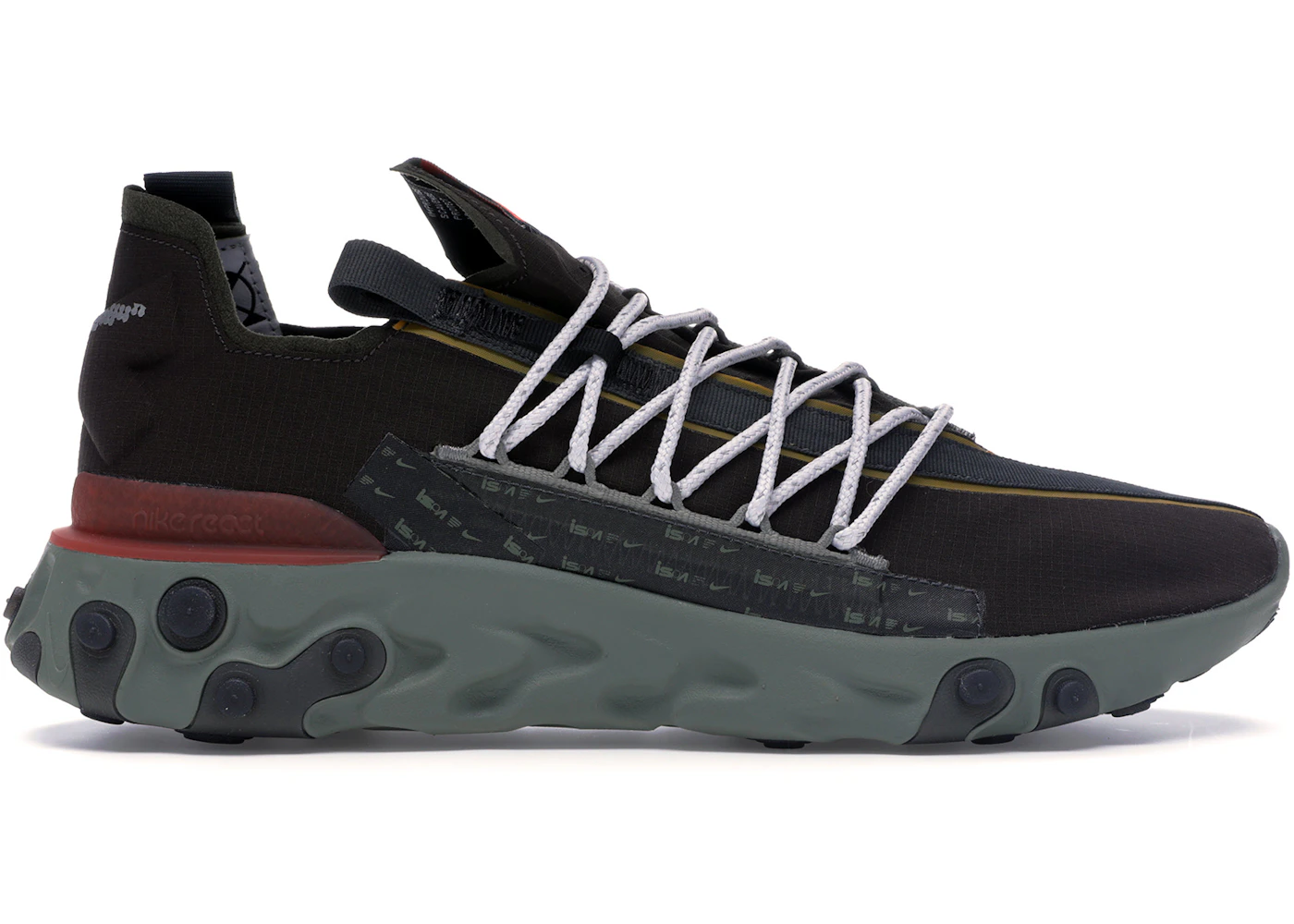 Nike ispa react low black Clearance