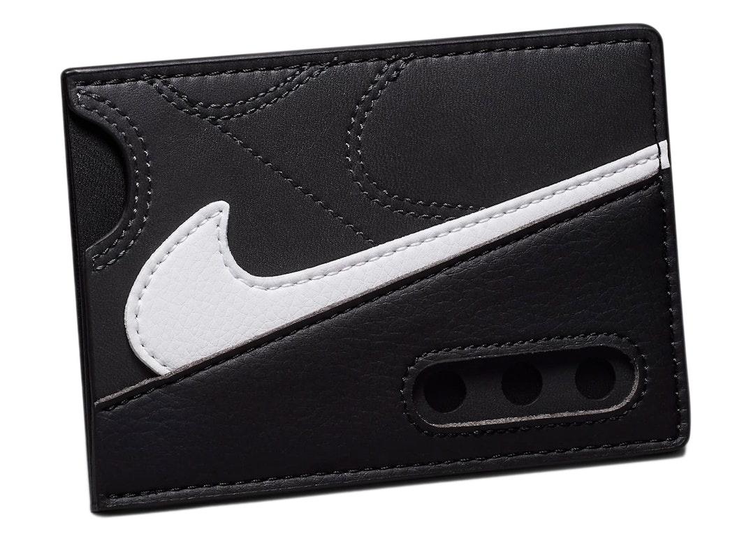 Pre-owned Nike Icon Air Max 90 Card Wallet Black