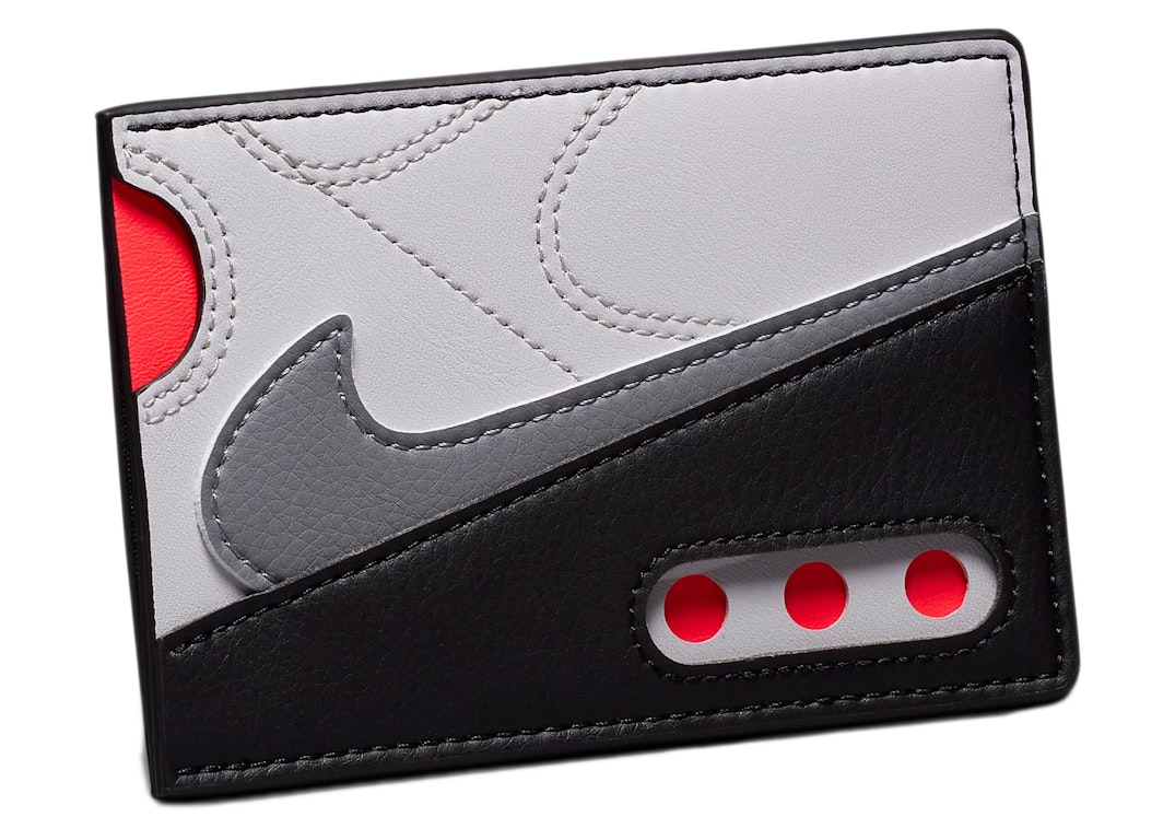Pre-owned Nike Icon Air Max 90 Card Wallet Red